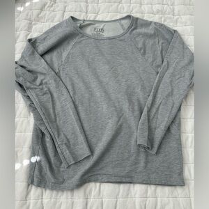 Fleo half moon sweater, gray